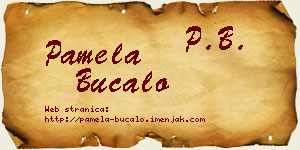 Pamela Bucalo vizit kartica